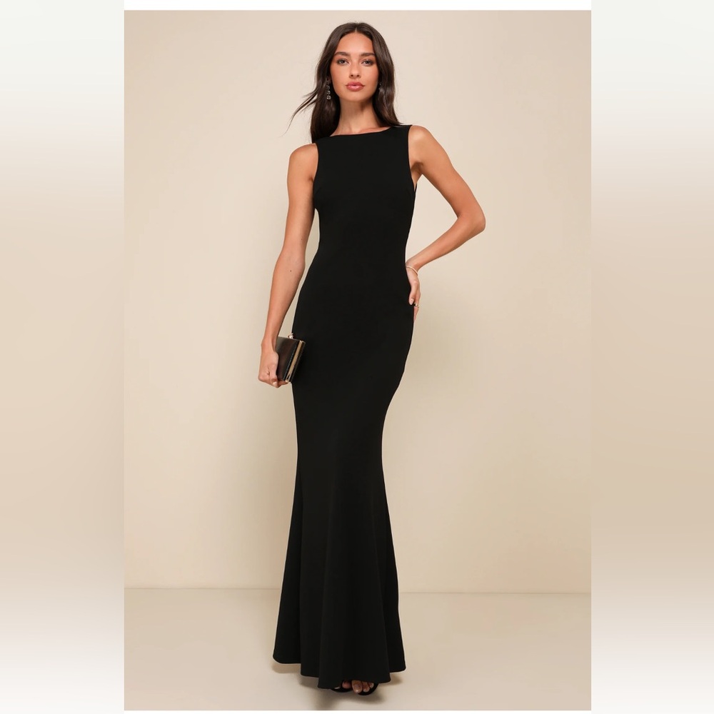 Lulu's black evening dress